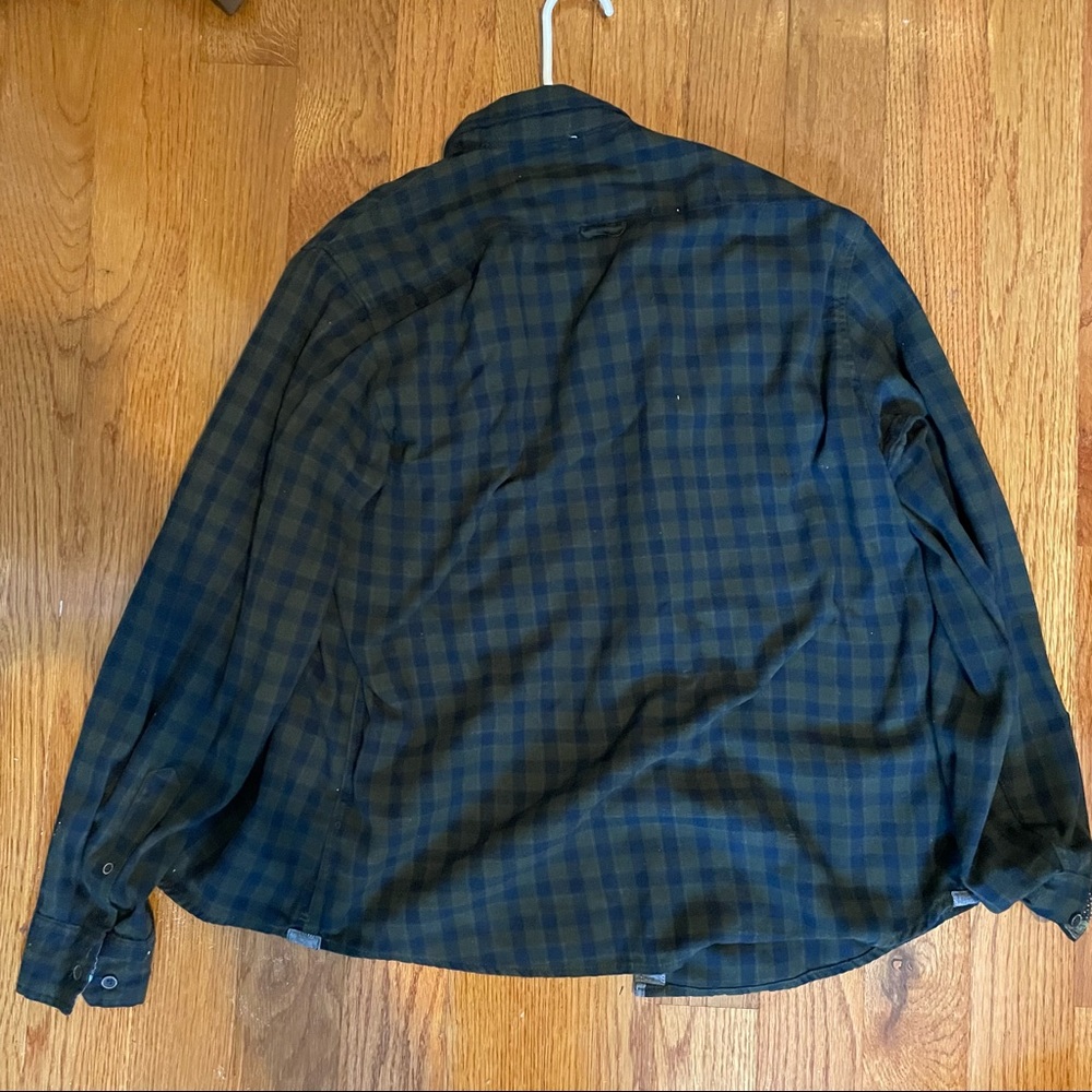 Green Checkered Flannel - Picture 3 of 3
